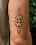 Sun Abstract – 2-week tattoo