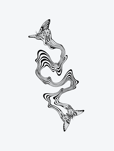 Psychedelic Butterflies
