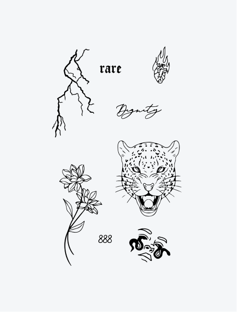 Rare Bundle (9 Tattoos)