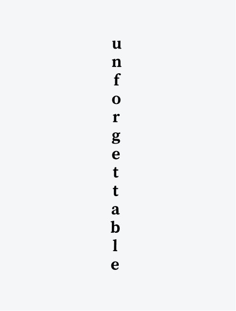 Unforgettable