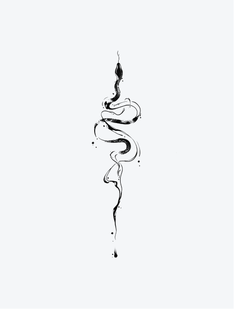 Snake Aquarell