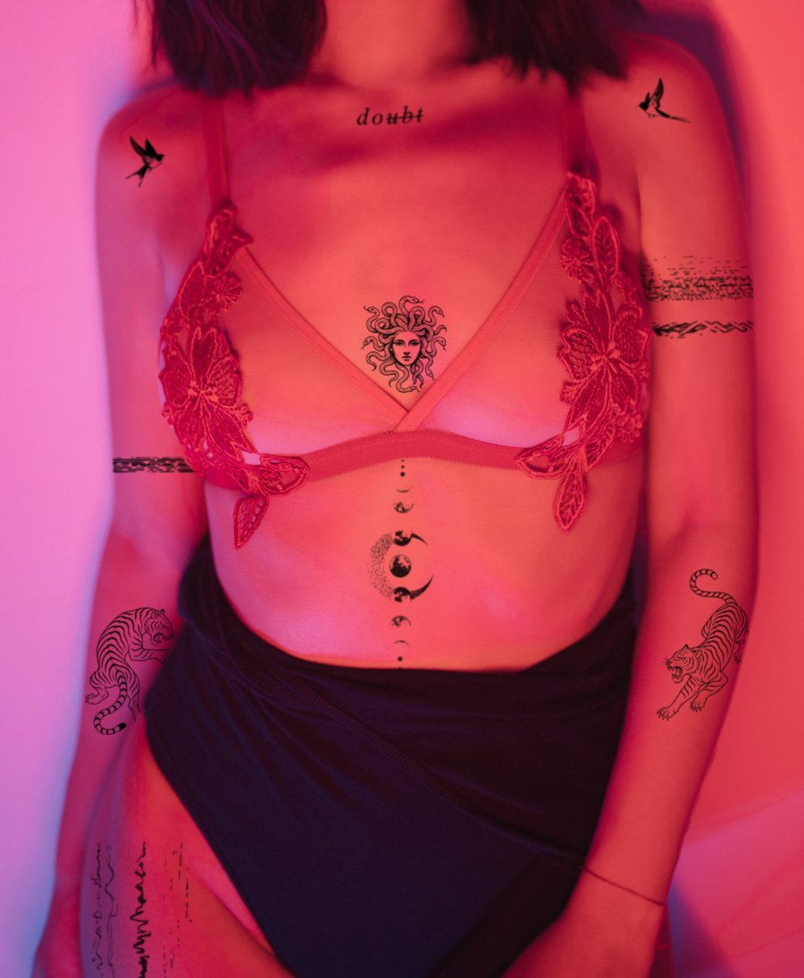 Neon-Mythic Look